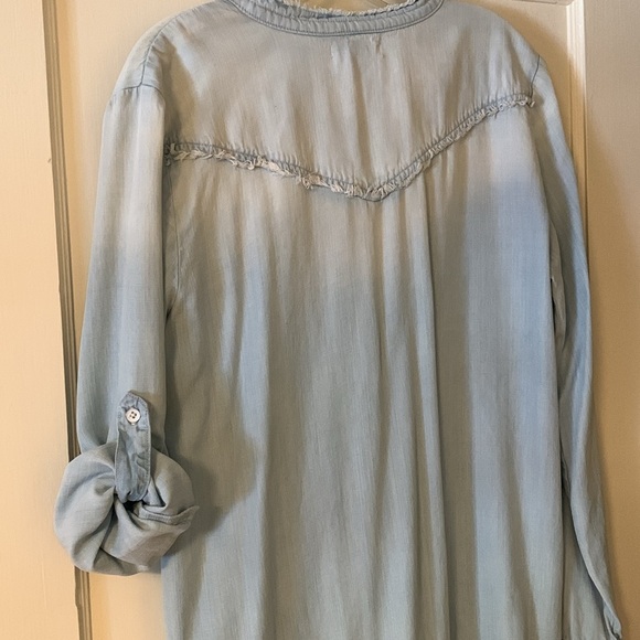 Cloth & Stone faded chambray tunic dress - Picture 4 of 6